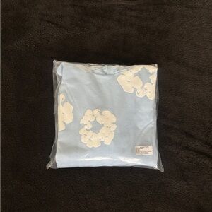 Denim Tears Cotton Wreath Hoodie ‘Powdered Blue’ || Size medium || Brand New